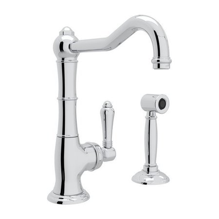 ROHL Cinquanta Single Hole Bar Faucet In Polished Chrome A3650/6.5LMWSAPC-2